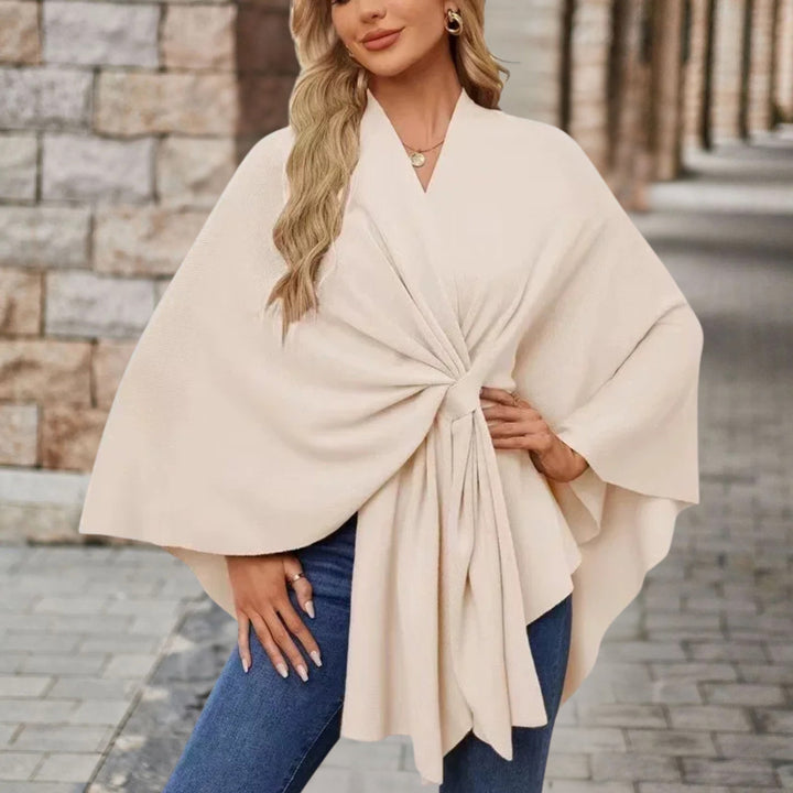 Silei | Elegant Poncho Sweater