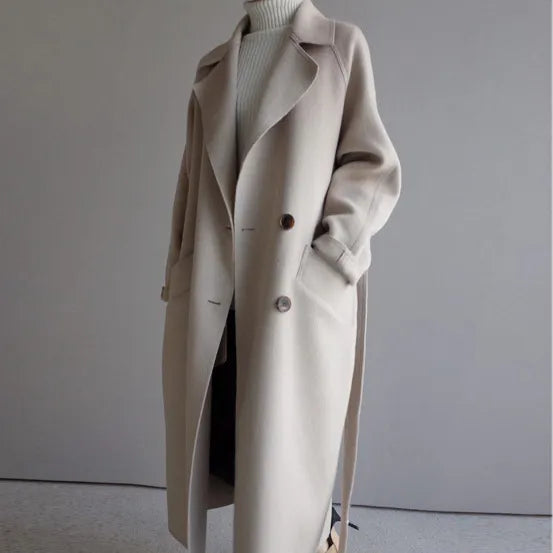 Elowen | Elegant Long Winter Coat for Women