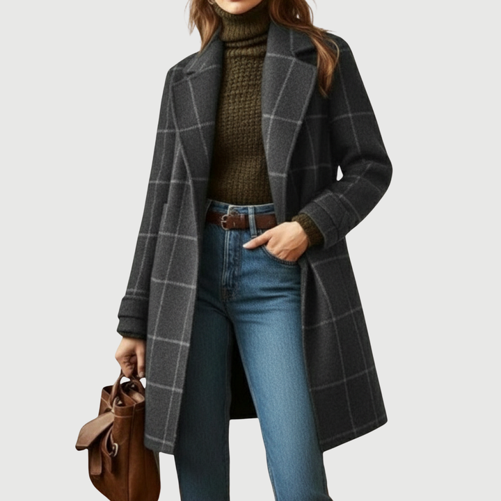 Fiona – Classic Check Coat