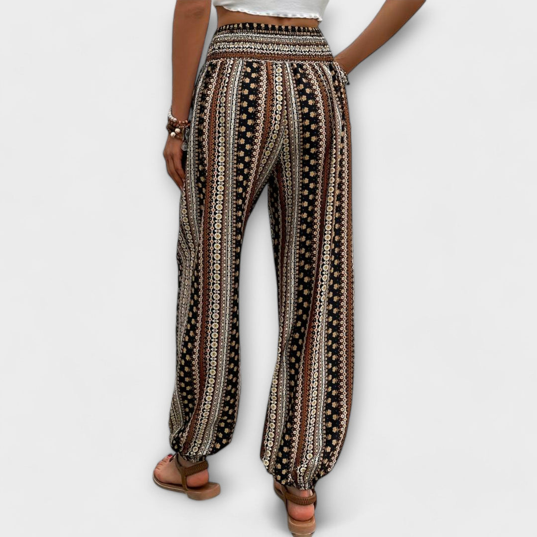 Annie | Ethnic Graphic Pants