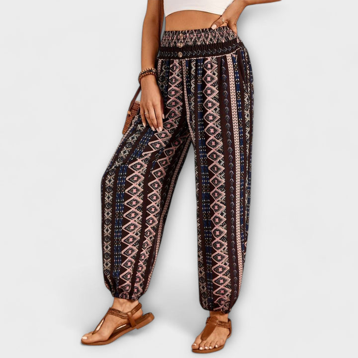 Annie | Ethnic Graphic Pants