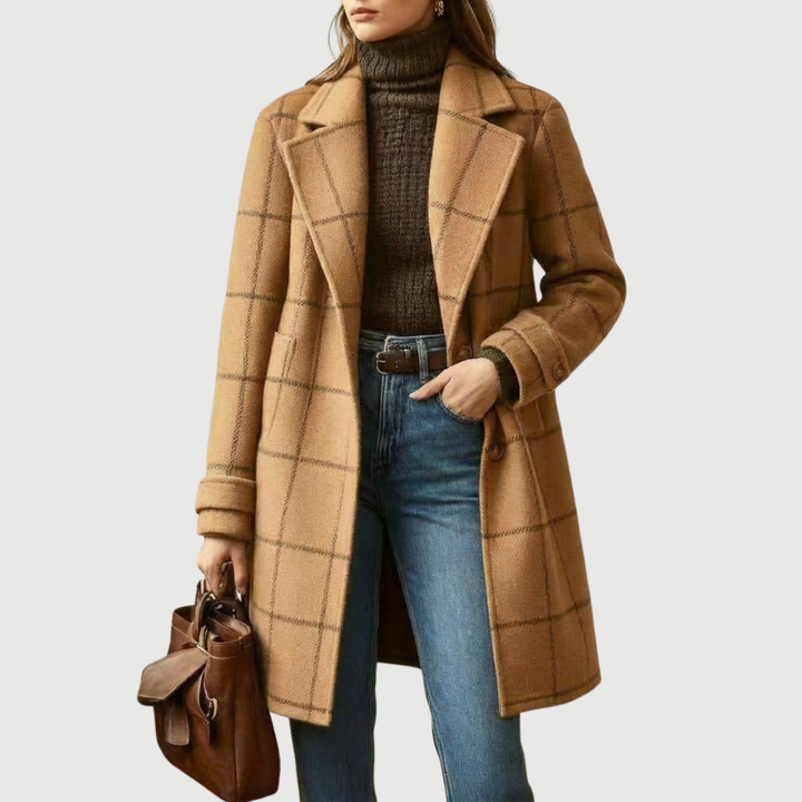 Fiona – Classic Check Coat