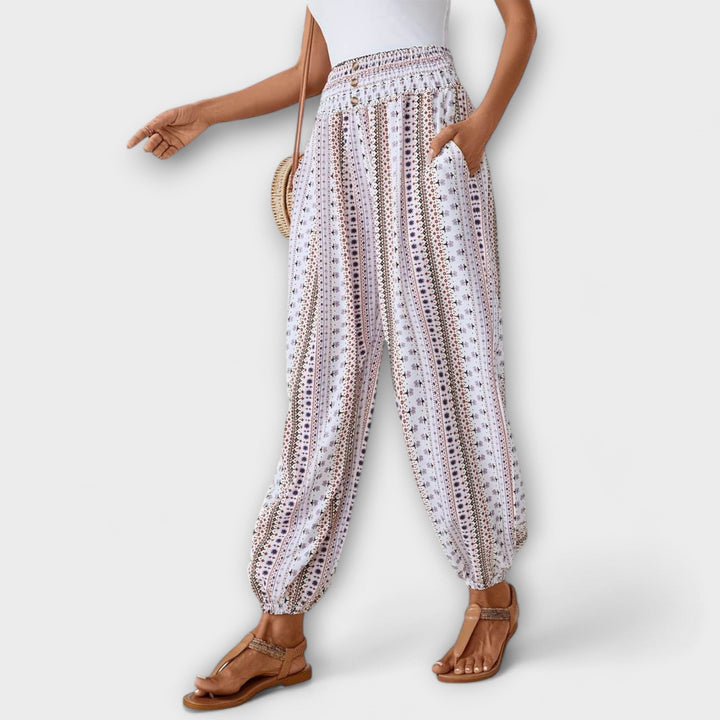 Annie | Ethnic Graphic Pants