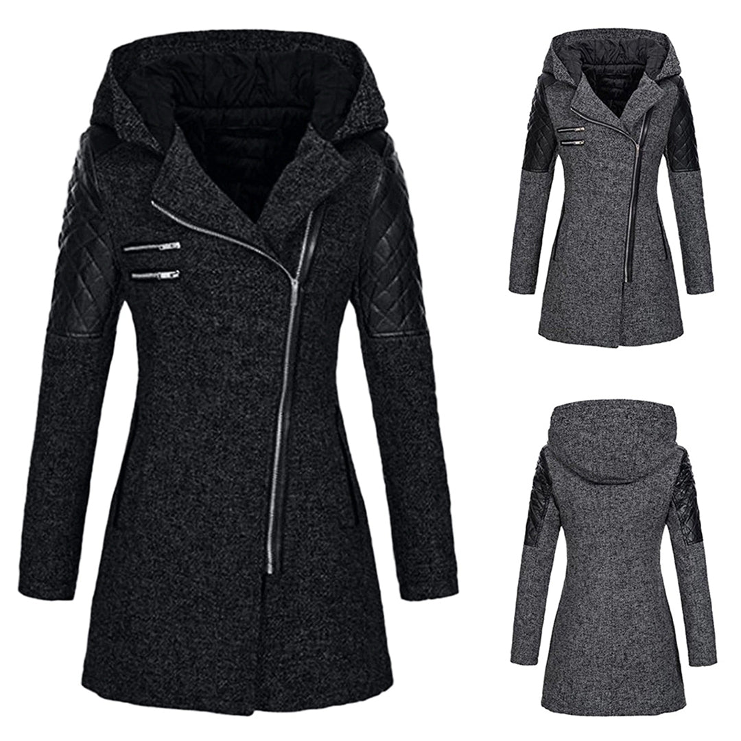 Women's Long Winter Coat with Hood