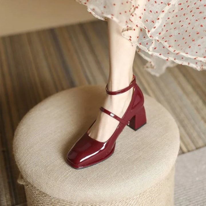 Elegant Ankle-Strap Pumps
