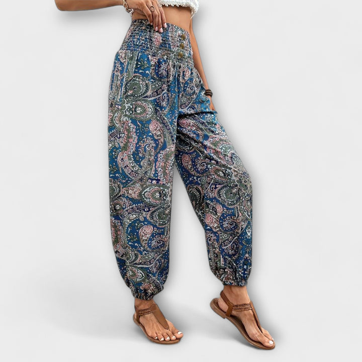 Annie | Ethnic Graphic Pants