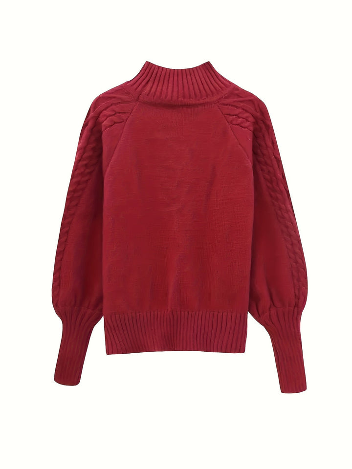 Tinsley - Casual Long Sleeve Knitted Sweater