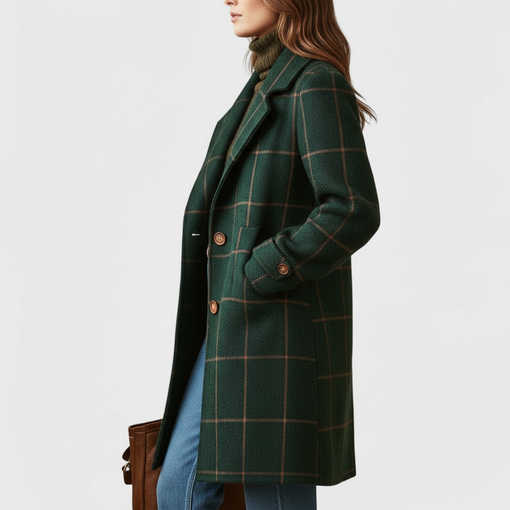 Fiona – Classic Check Coat